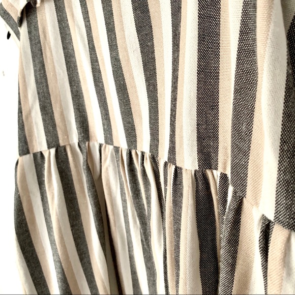 Robert Louise | striped pocket dress w/ bow strap - Picture 5 of 8